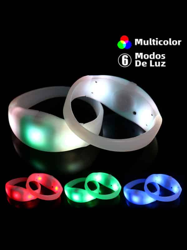 pulsera led activada por sonido