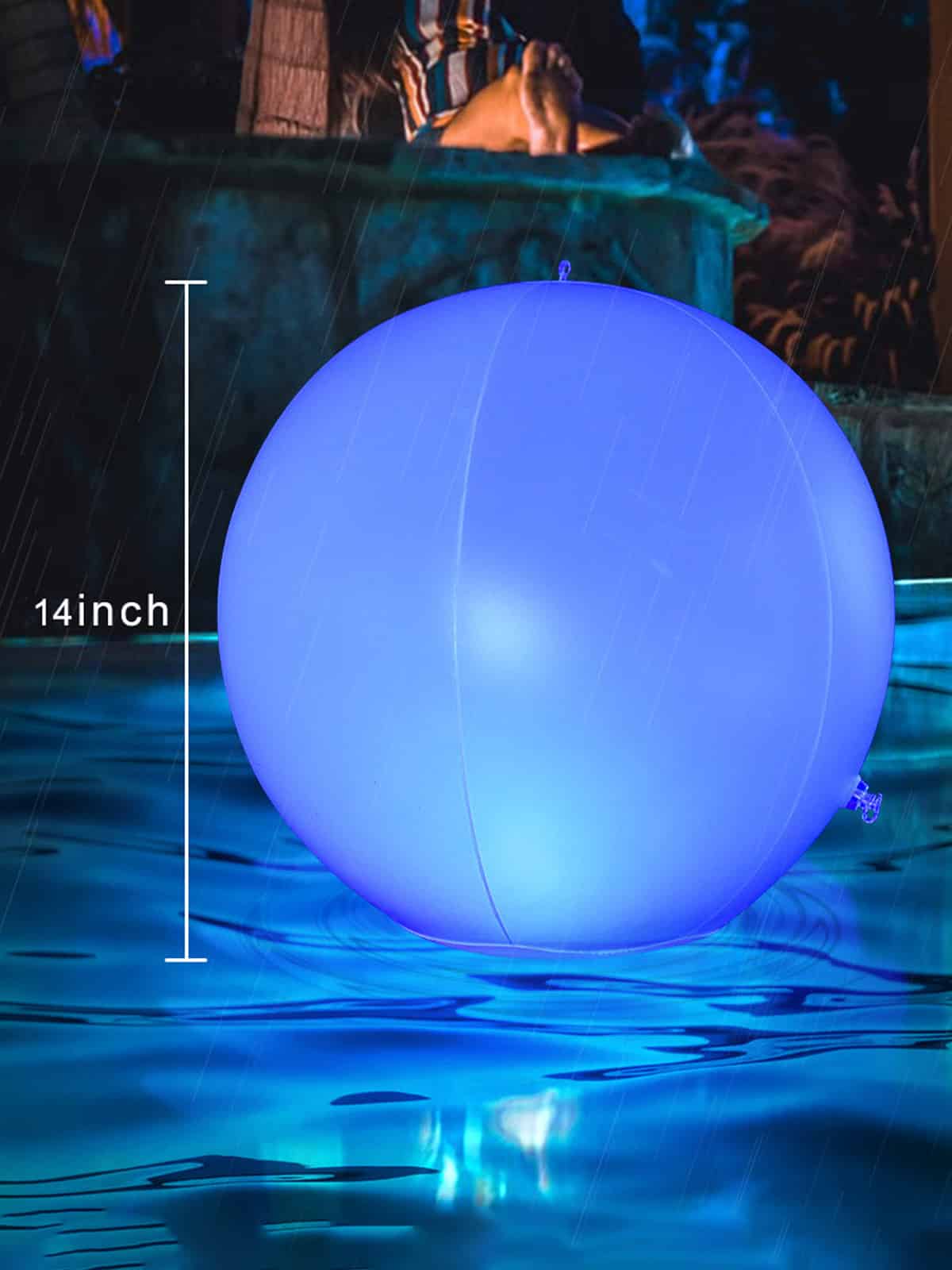 luces flotantes para piscinas